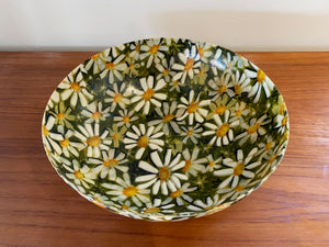 Vintage Fibreglass Daisy Salad Bowl- Cook Street Vintage