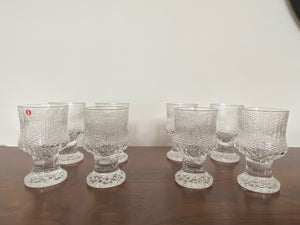 Set of 4 iitala Tapio Wirkkala Ultima Thule Glasses- Cook Street Vintage