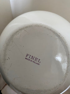 Finel Enamel Bowl with Dandelion Motif