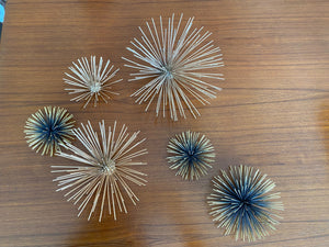 MCM Copper and Brass Wall Urchin