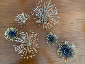 MCM Copper and Brass Wall Urchin