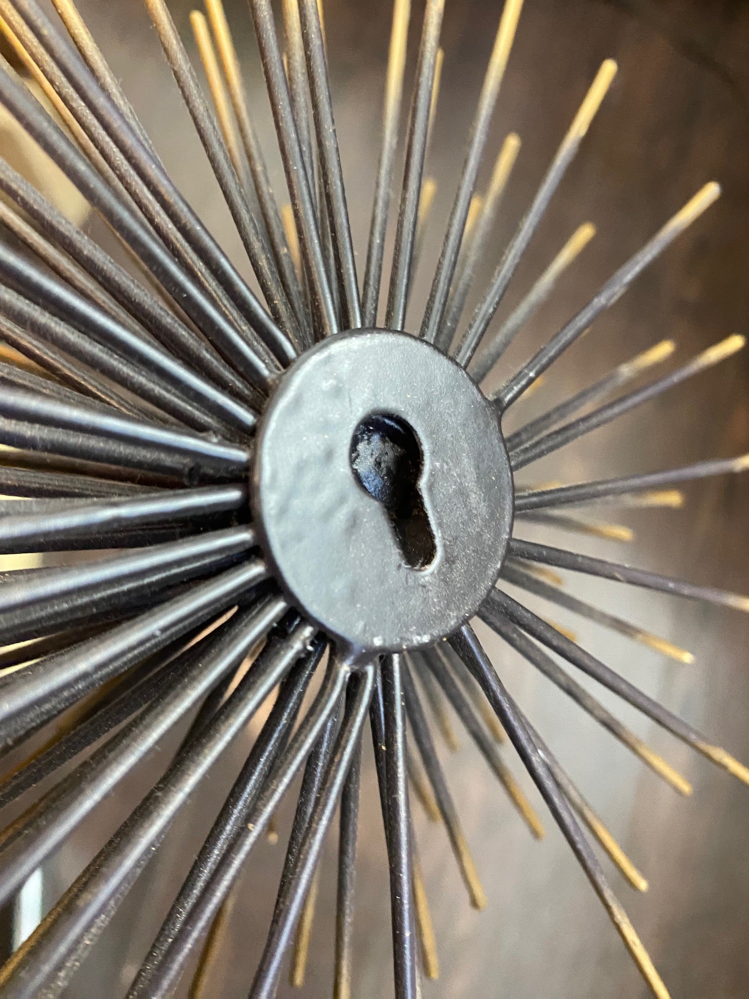 MCM Copper and Brass Wall Urchin