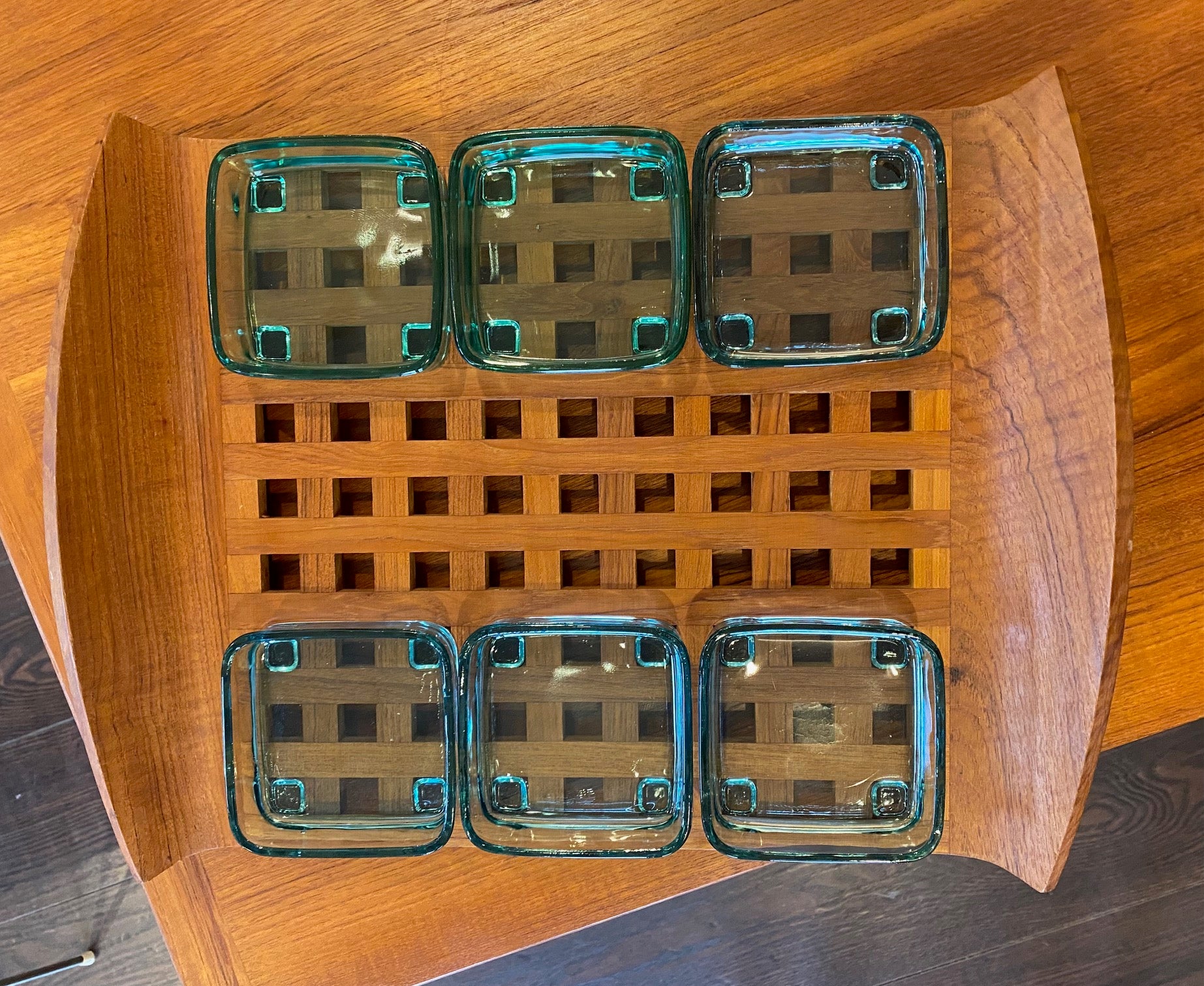 Dansk Large JHQ Teak Lattice Tray