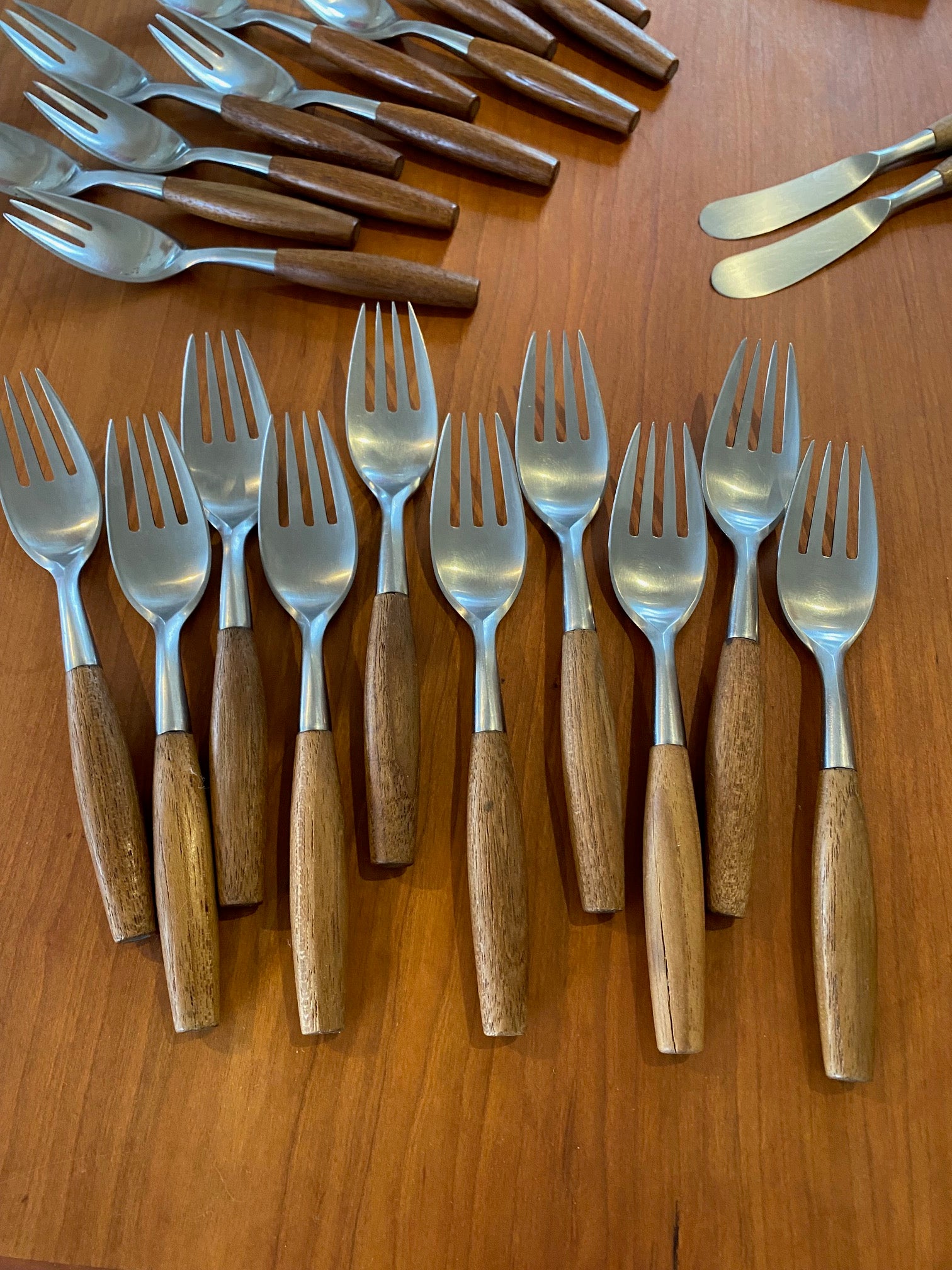 Dansk Fjord JHQ Flatware/Cutlery Set for 10