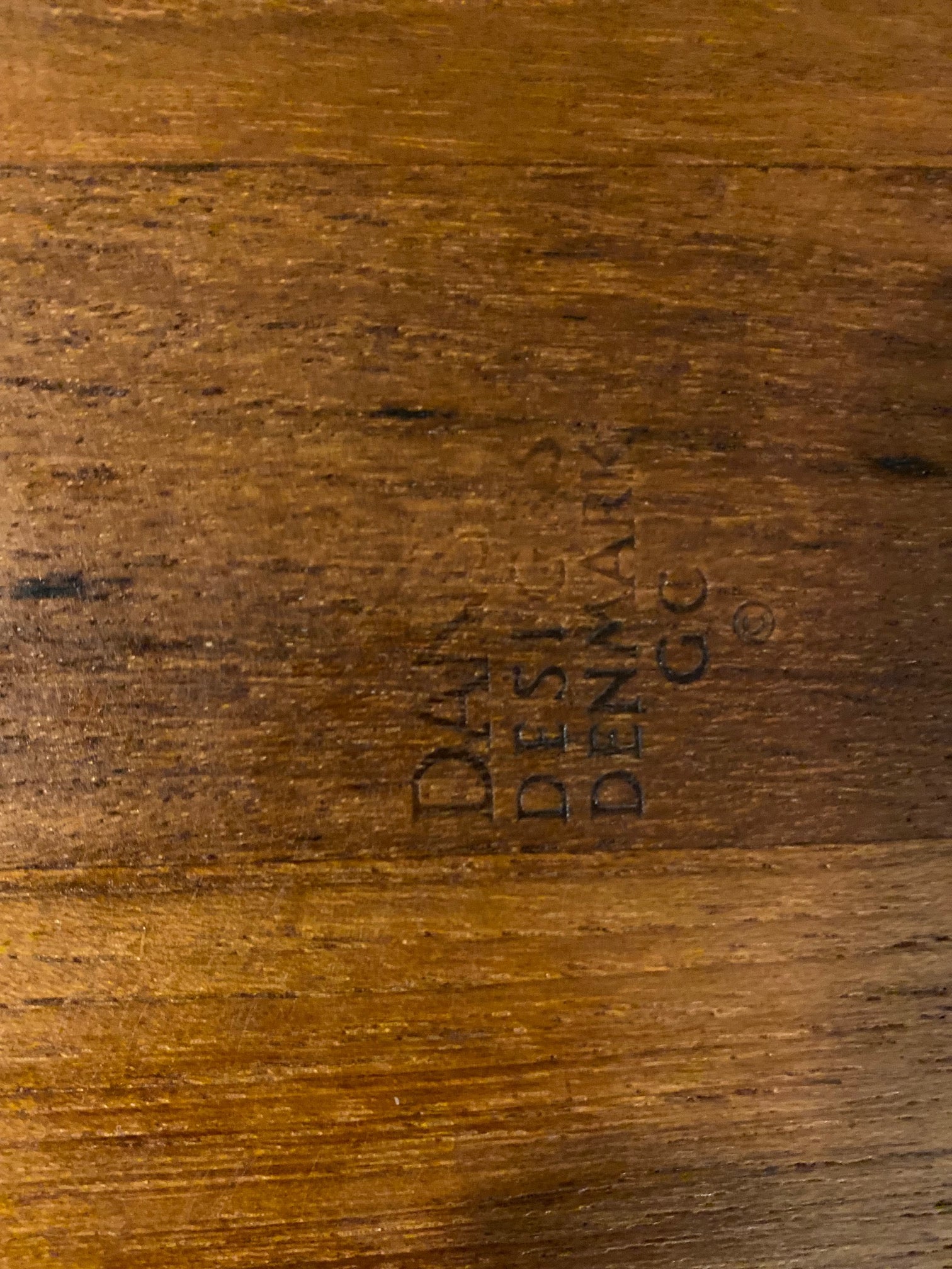 Vintage Dansk Teak Parquet Cocktail Tray by Gunnar Cyren