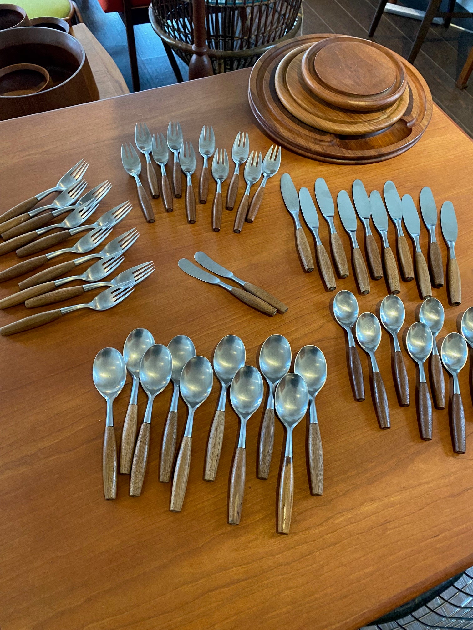 Dansk Fjord JHQ Flatware/Cutlery Set for 10
