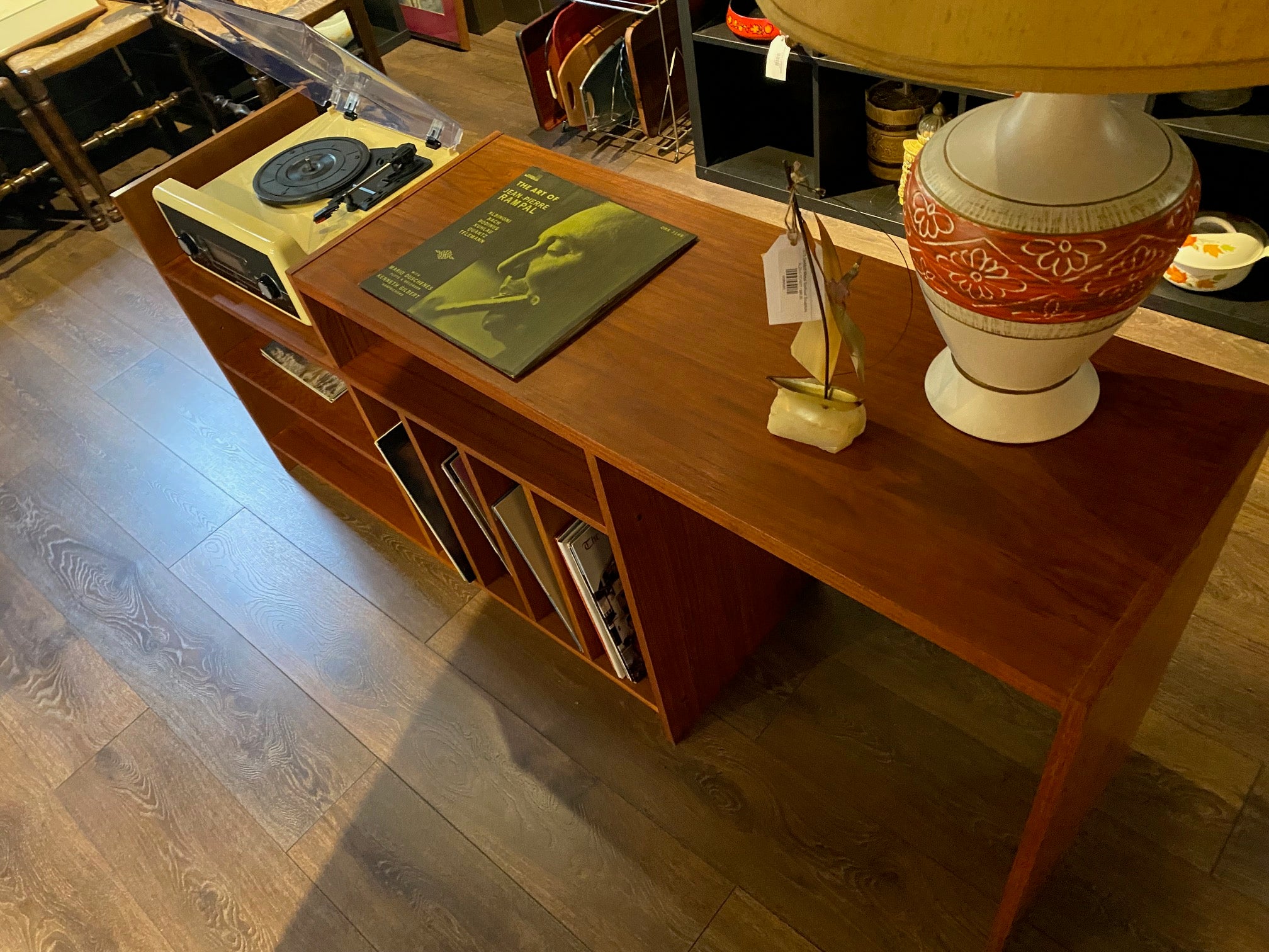 Teak Expanding Entertainment Unit