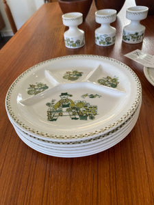 Set of 6 Fijjgo Flint Turi Design Market Fondu Plates