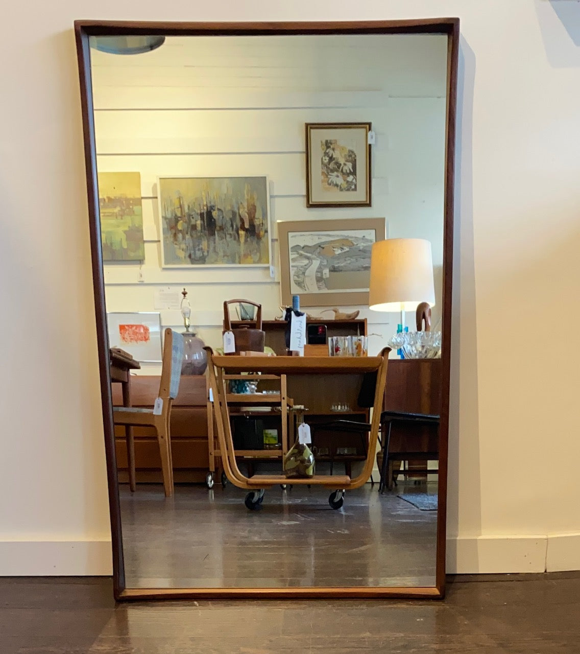 MCM Imperial Teak Mirror by Jan Kuypers