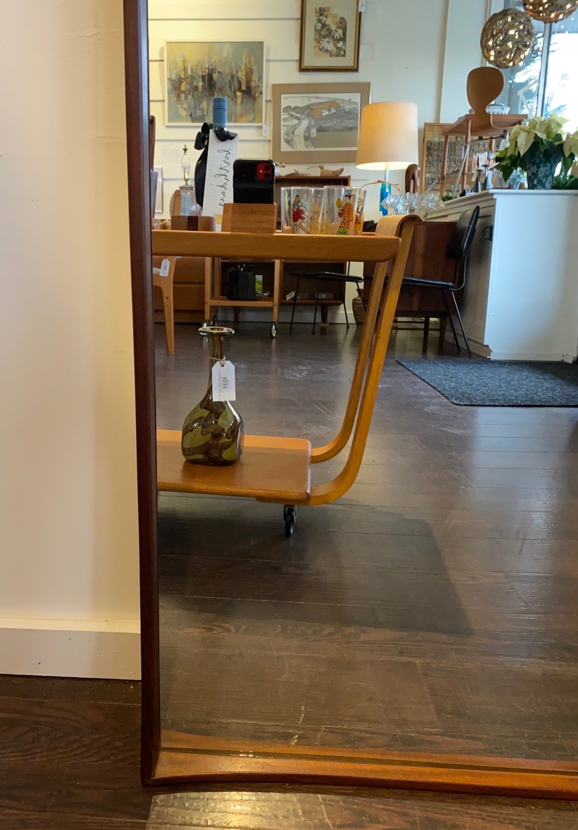 MCM Imperial Teak Mirror by Jan Kuypers