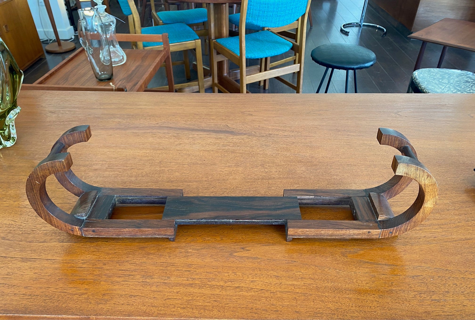 Rosewood Sliding Book End