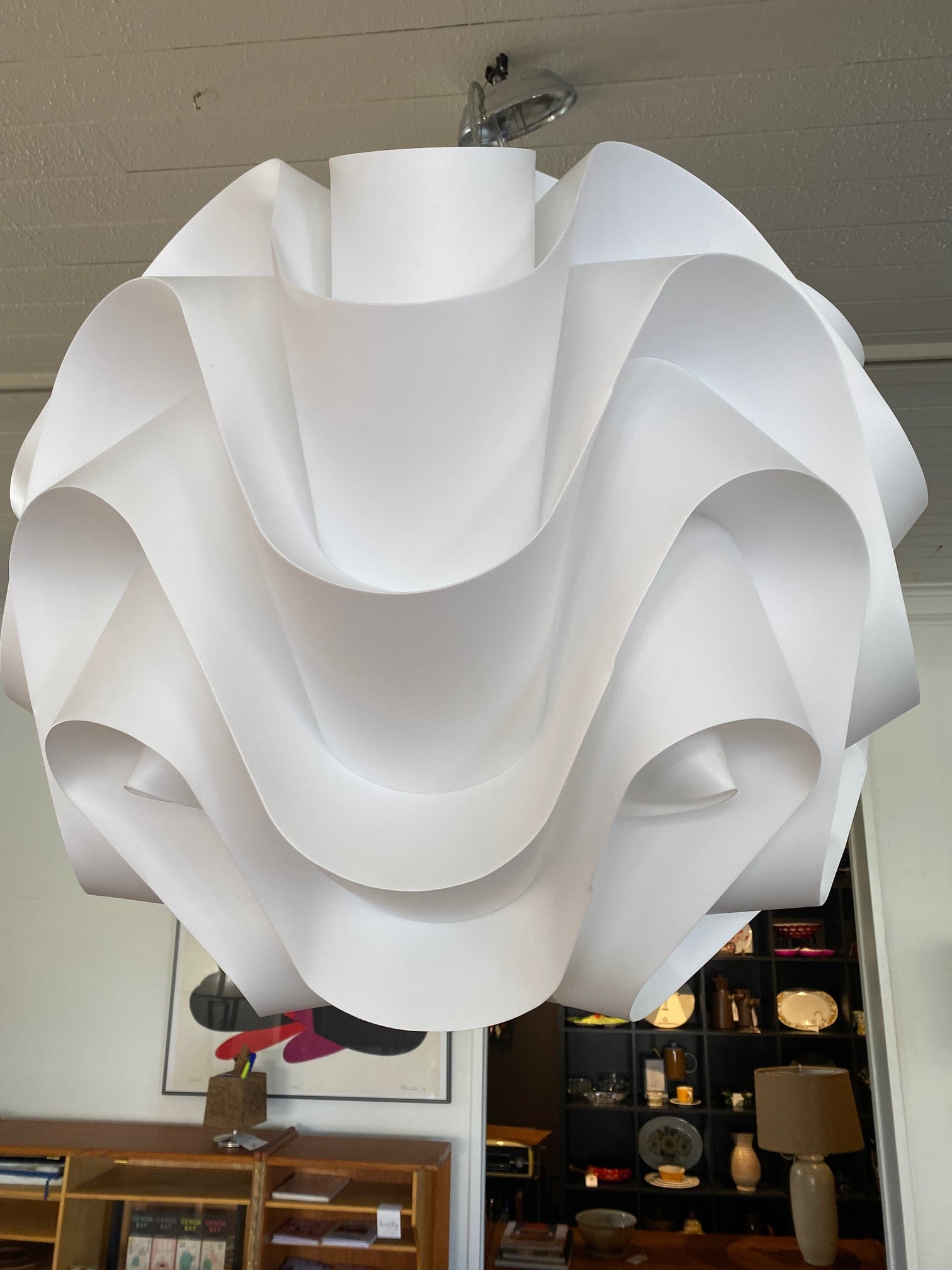 Large Meringue Pendant by Nuevo- Cook Street Vintage