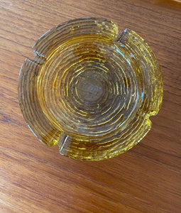 MCM Anchor Hocking Soreno Ashtray in Amber