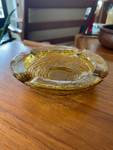 MCM Anchor Hocking Soreno Ashtray in Amber