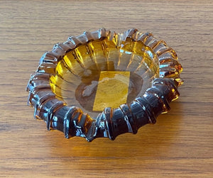 Mid-century Amber Ashtray