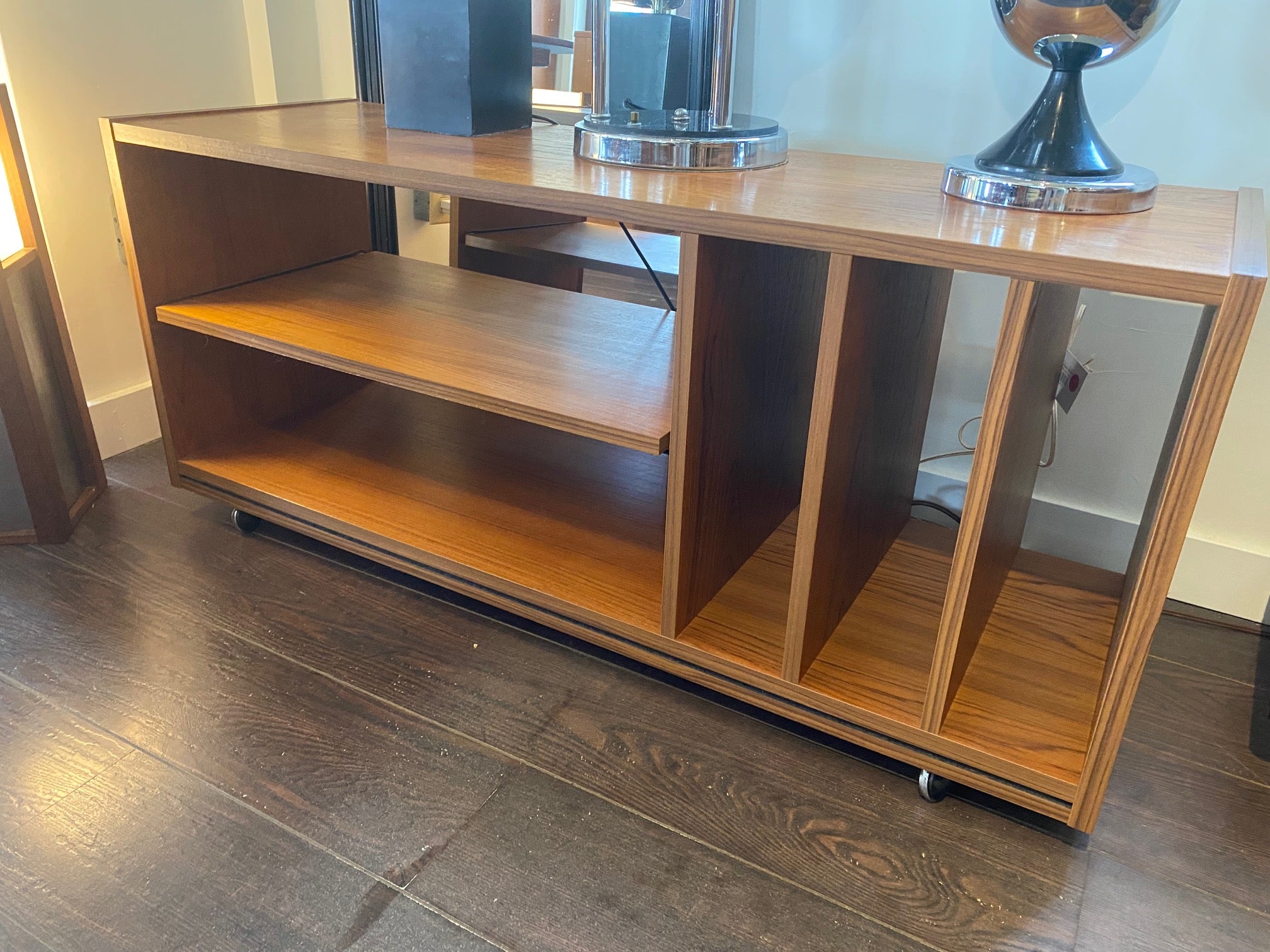 Teak Stereo Stand with Vinyl Storage – Cook Street Vintage