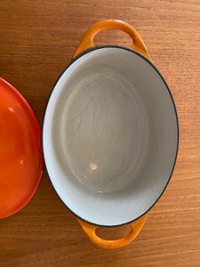 Interior of Vintage Cousances  (Le Creuset) Casserole Dutch Oven- Cook Street Vintage