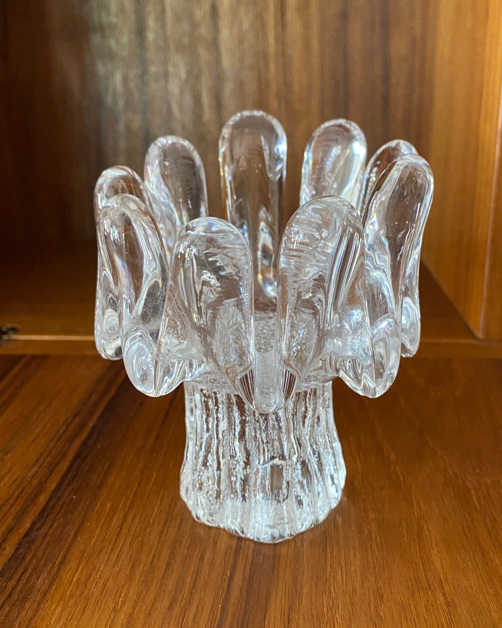 Kosta Boda Sunflower candle holder votive- Cook Street Vintage