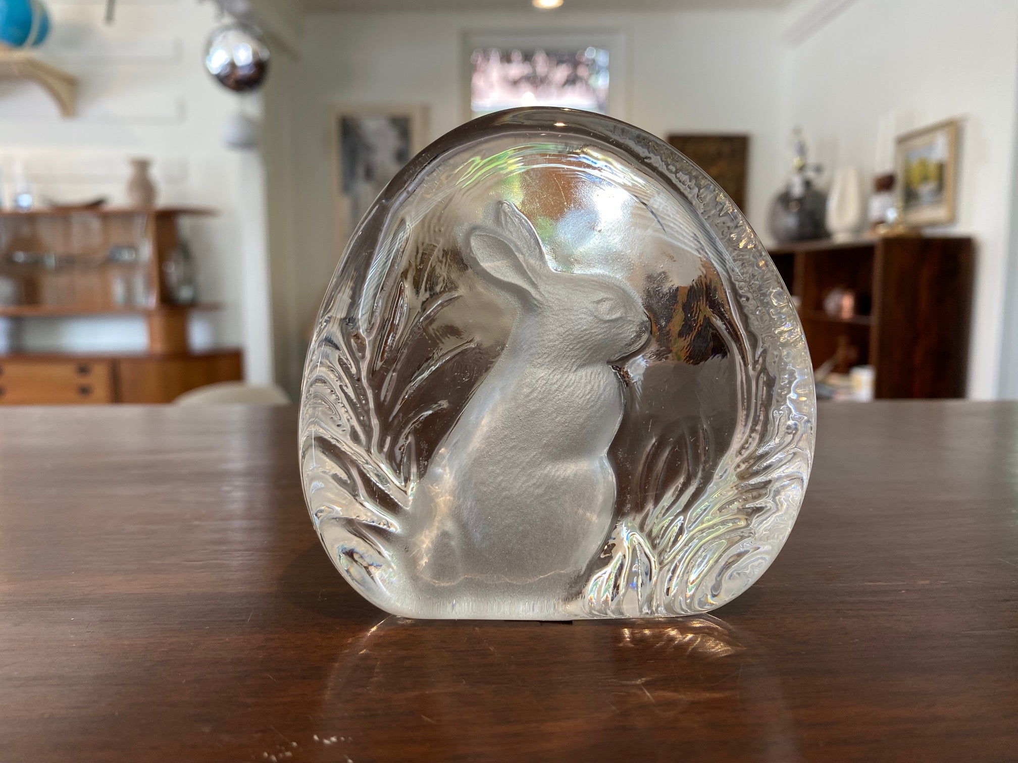 Crystal Lead Glass Bunny