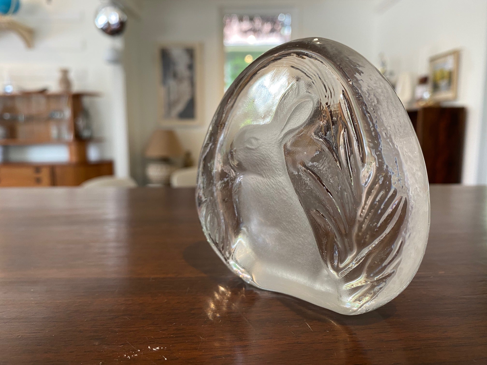 Crystal Lead Glass Bunny