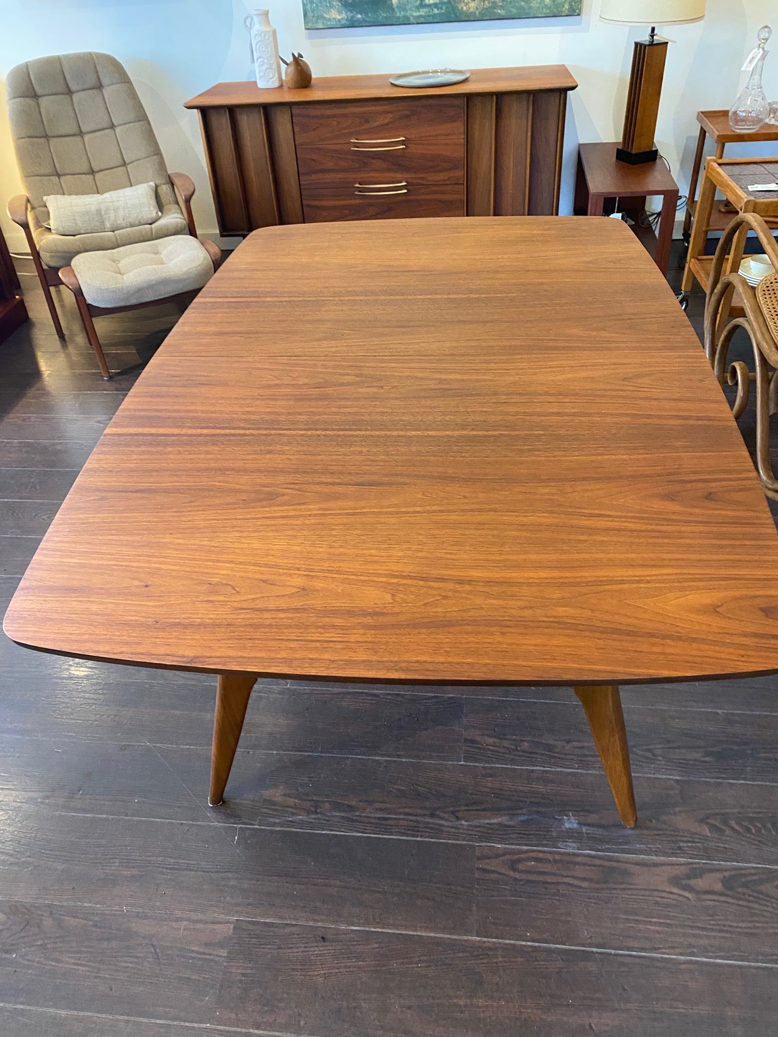 Vintage Walnut Dining Table