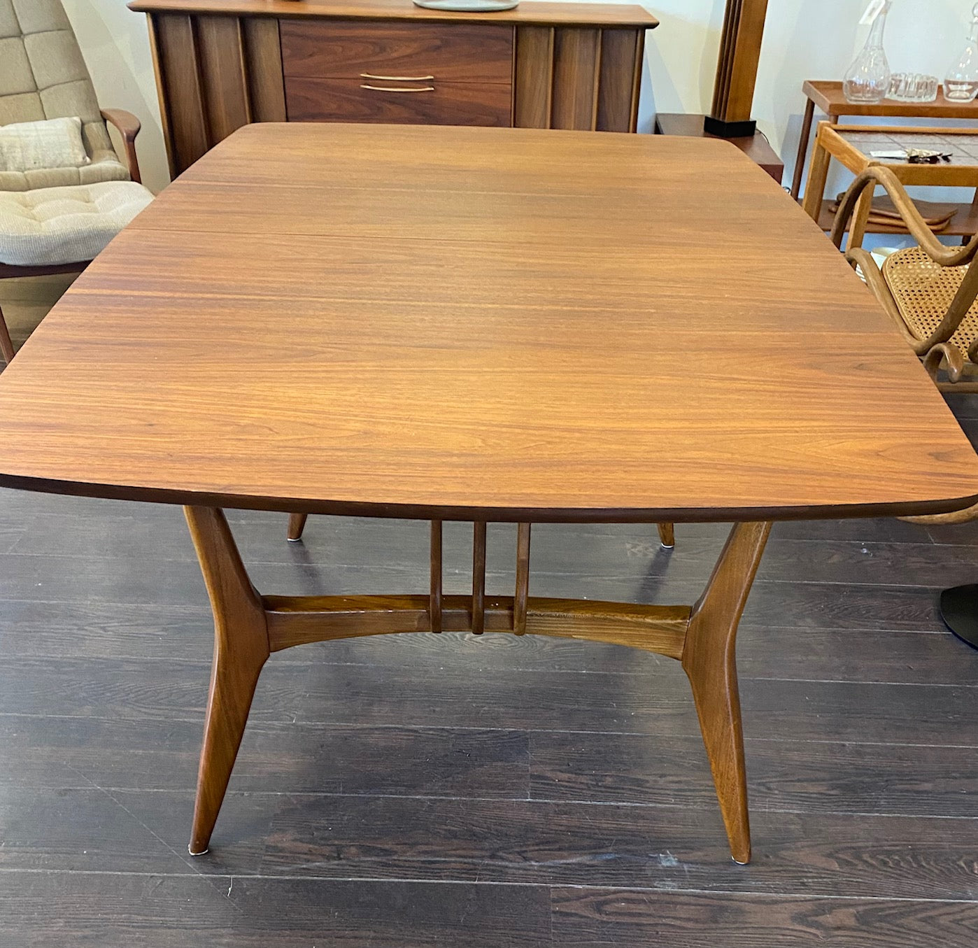 Vintage Walnut Dining Table