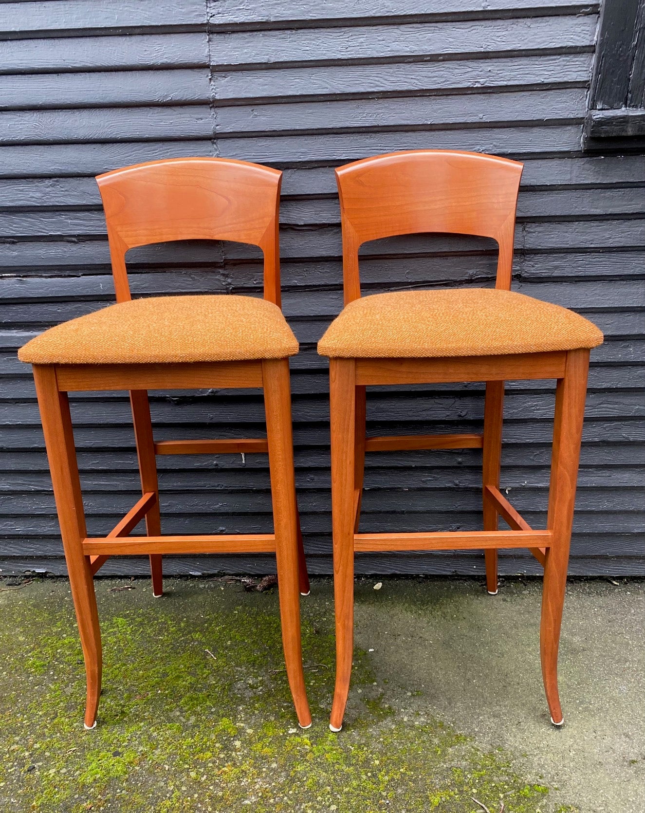 Vintage Cherry Bar Stools by Antonio Sibau