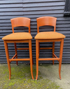 Vintage Cherry Bar Stools by Antonio Sibau
