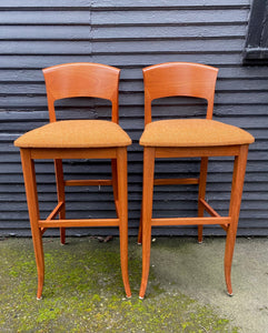 Vintage Cherry Bar Stools by Antonio Sibau