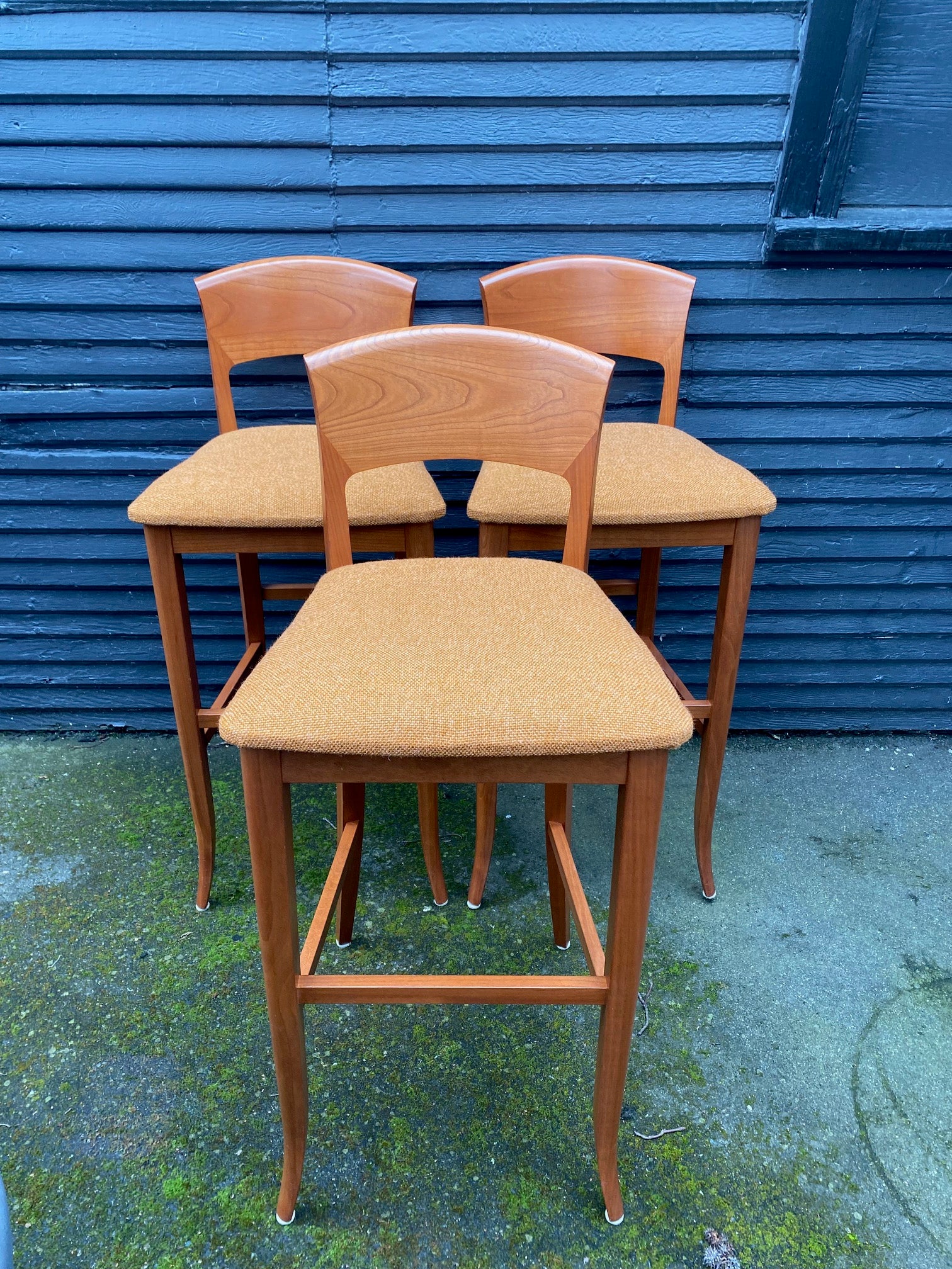 Vintage Cherry Bar Stools by Antonio Sibau