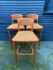 Vintage Cherry Bar Stools by Antonio Sibau