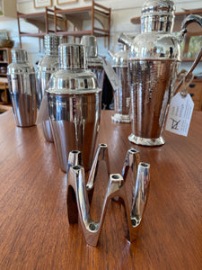Elegant vintage silver plated Dansk JHQ candle holder. Looks beautiful with or without candles. Designed by Jens Harald Quistgaard for Dansk. Marked Dansk JHQ France- Cook Street Vintage