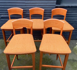 Vintage Cherry Bar Stools by Antonio Sibau