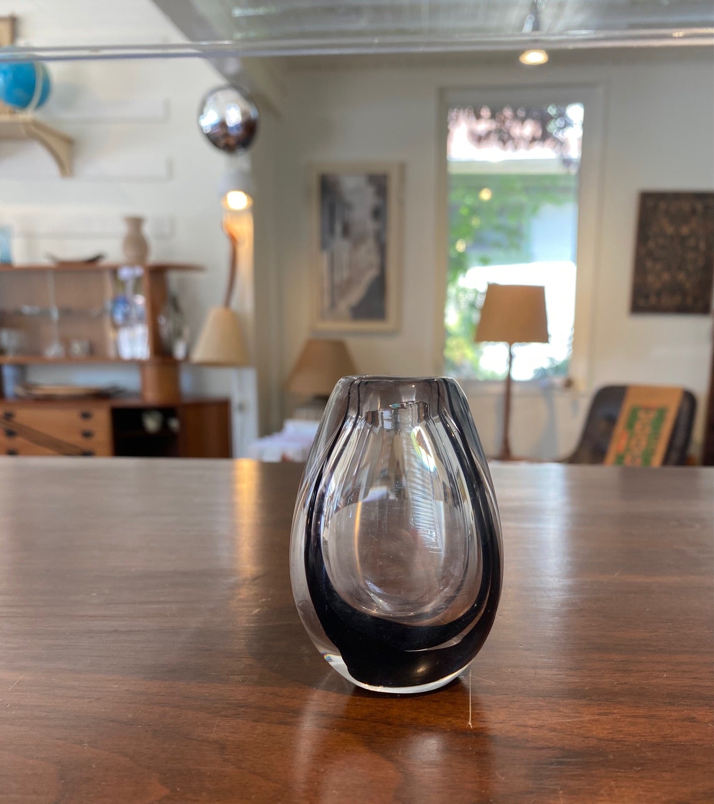 Bud vase by Vicke Lindstrand for Kosta Boda. Made in Sweden. Signed and numbered- Cook Street Vintage
