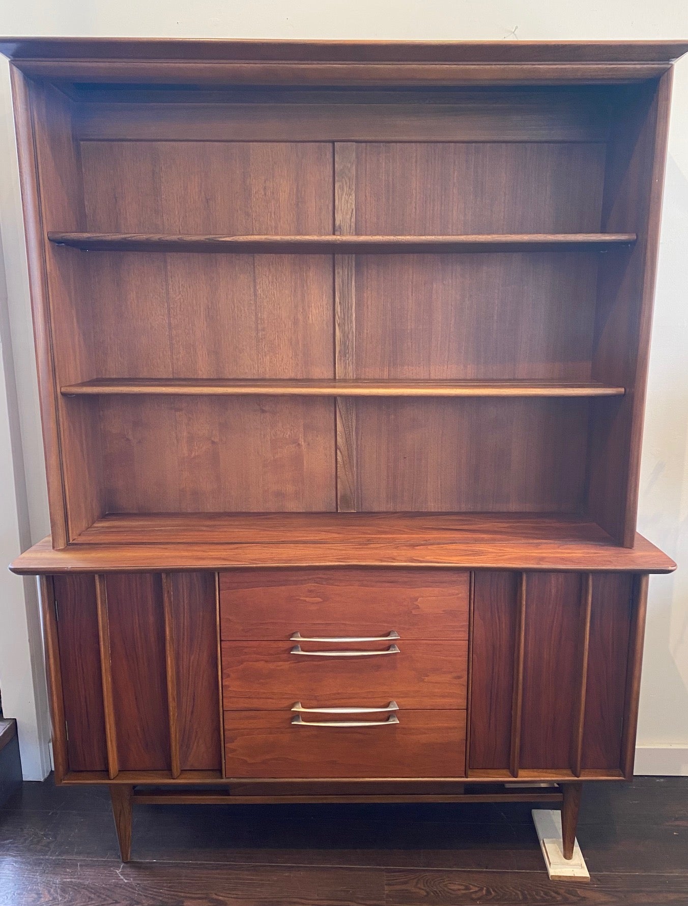 Walnut Sideboard with Upper Shelves
