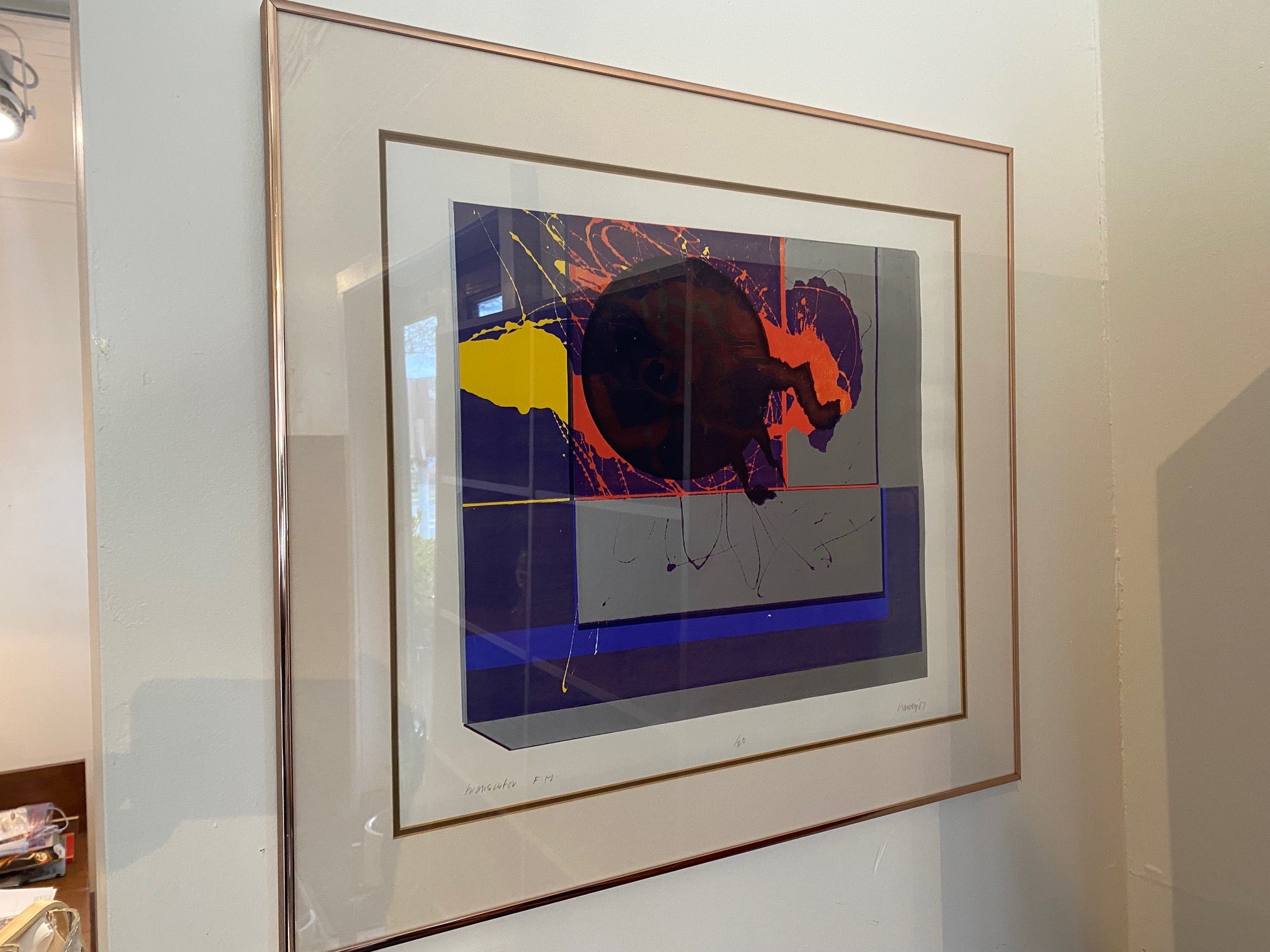 Don Harvey  "Transistor FM" 1967 Serigraph