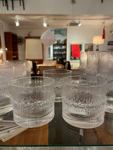 Vintage IIttala "Niva" Old Fashion/ Scotch Glasses