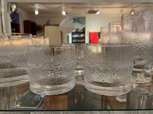 Vintage IIttala "Niva" Old Fashion/ Scotch Glasses