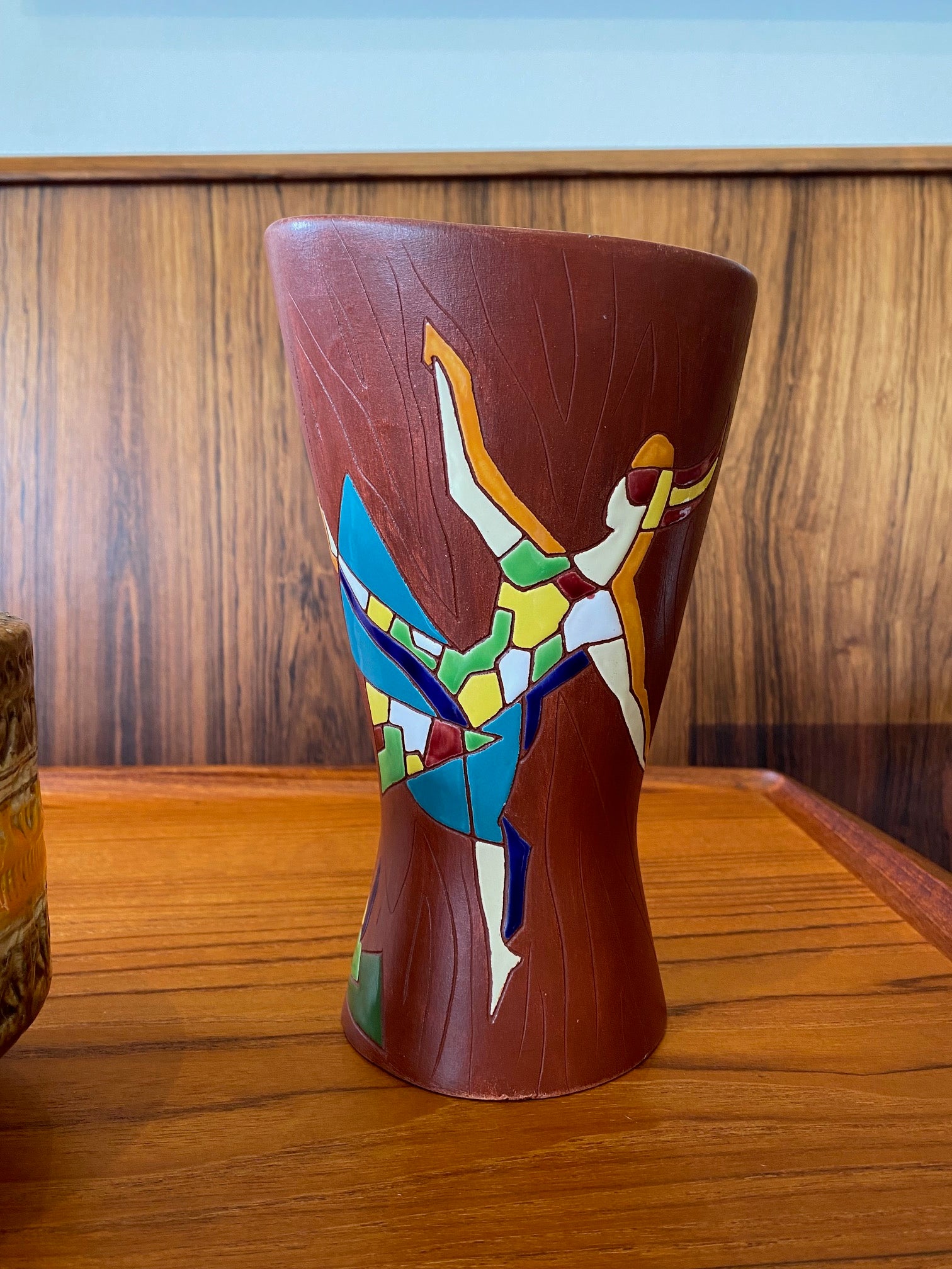 Keramos Hand Painted Ceramic Vase