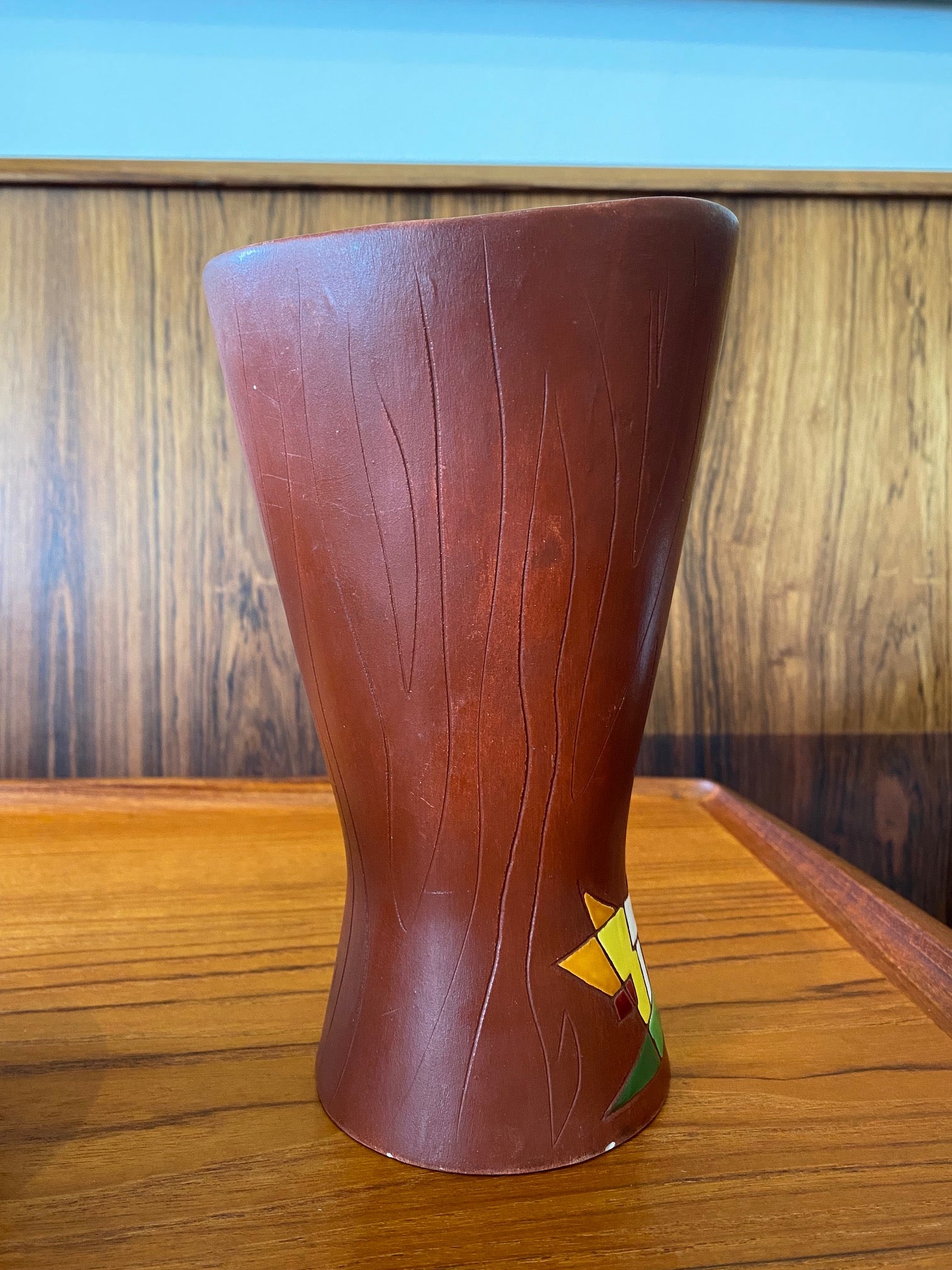 Keramos Hand Painted Ceramic Vase