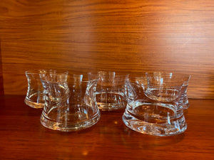 Set of 5 Iittala "Romantica" 4 Ounce Scotch Glasses- Cook Street Vintage