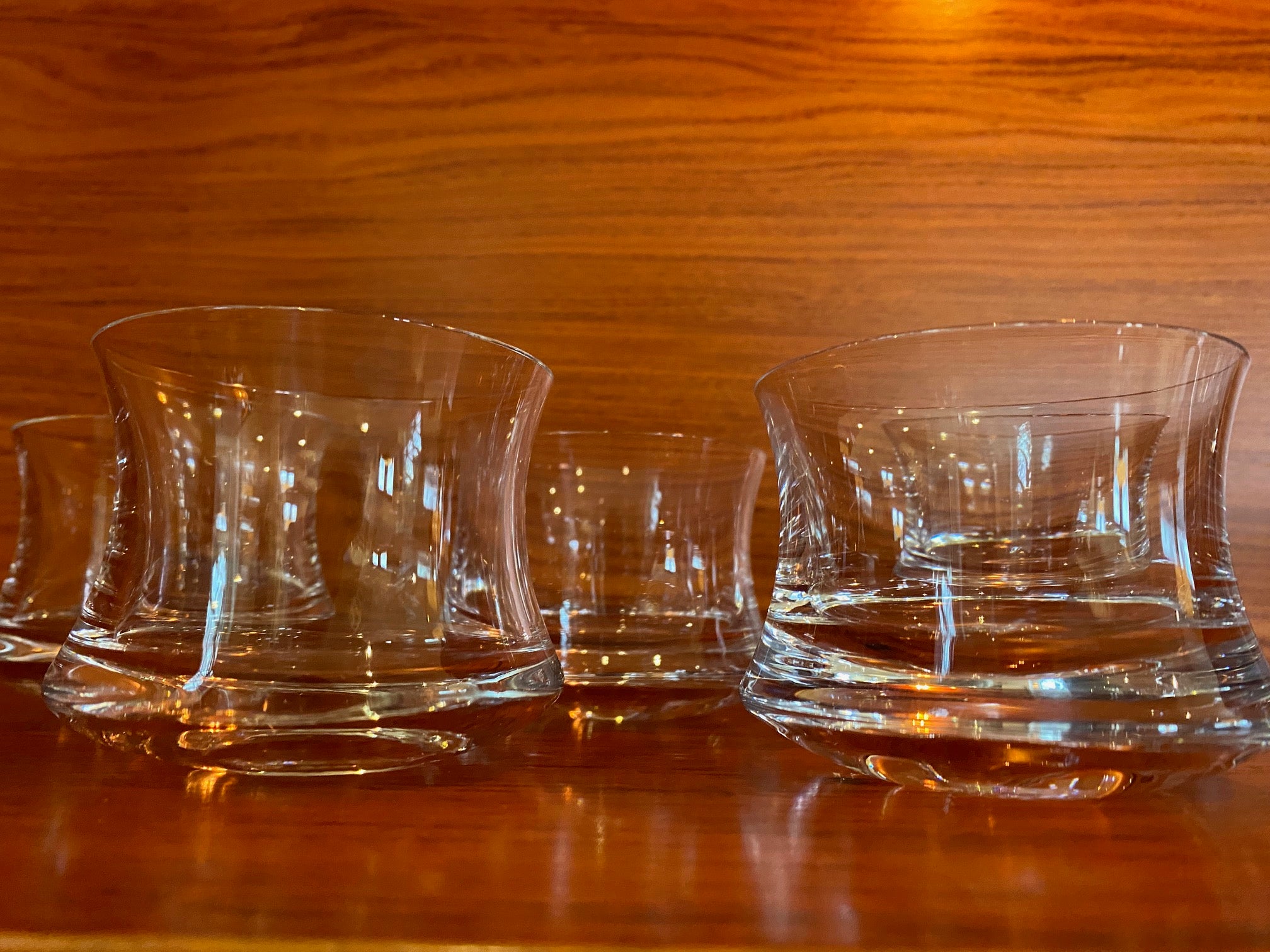 Set of 5 Iittala "Romantica" 4 Ounce Scotch Glasses- Cook Street Vintage