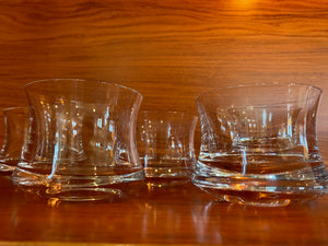 Set of 5 Iittala "Romantica" 4 Ounce Scotch Glasses- Cook Street Vintage