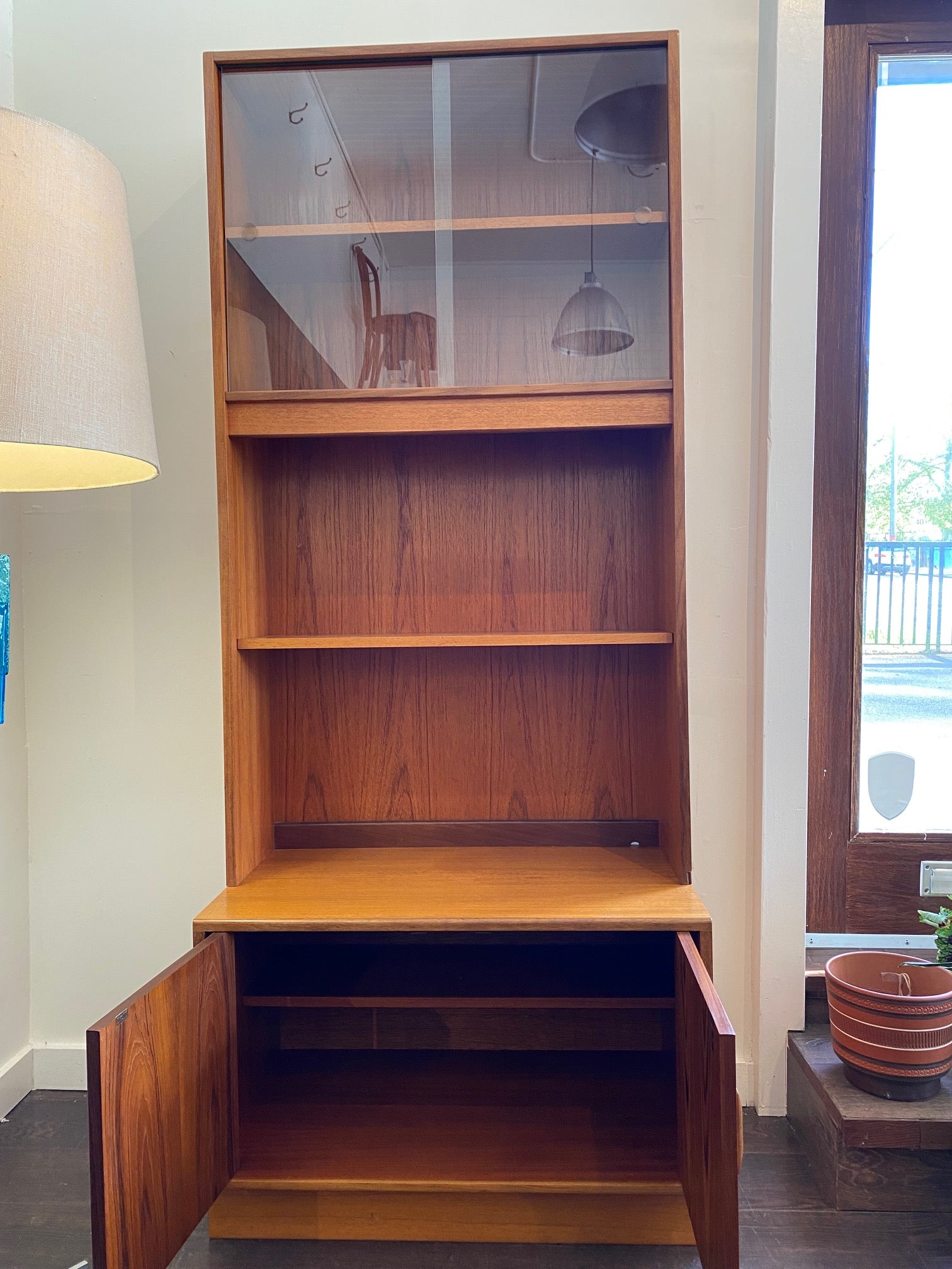 Tall G Plan Wall Shelving Unit