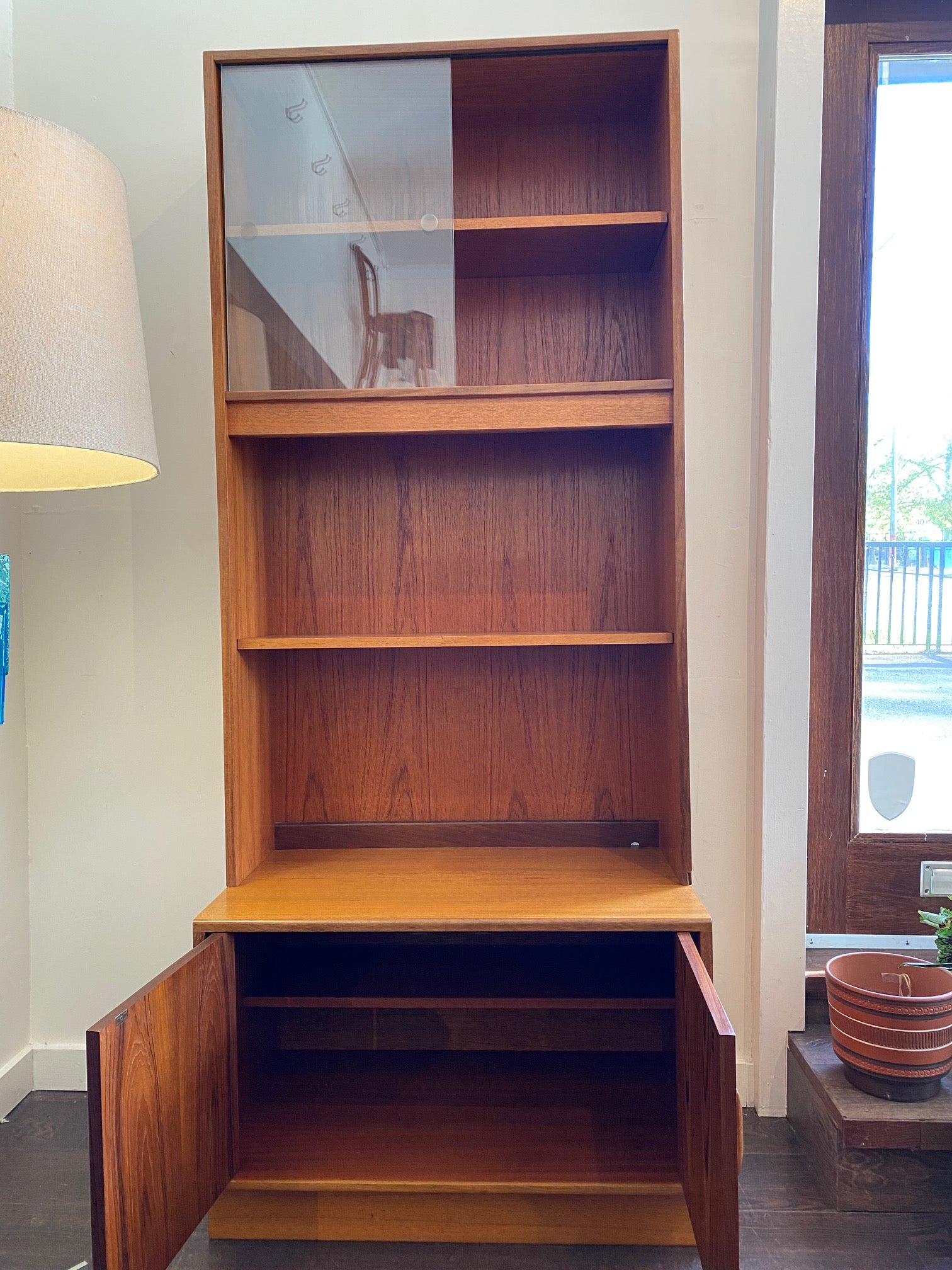 Tall G Plan Wall Shelving Unit