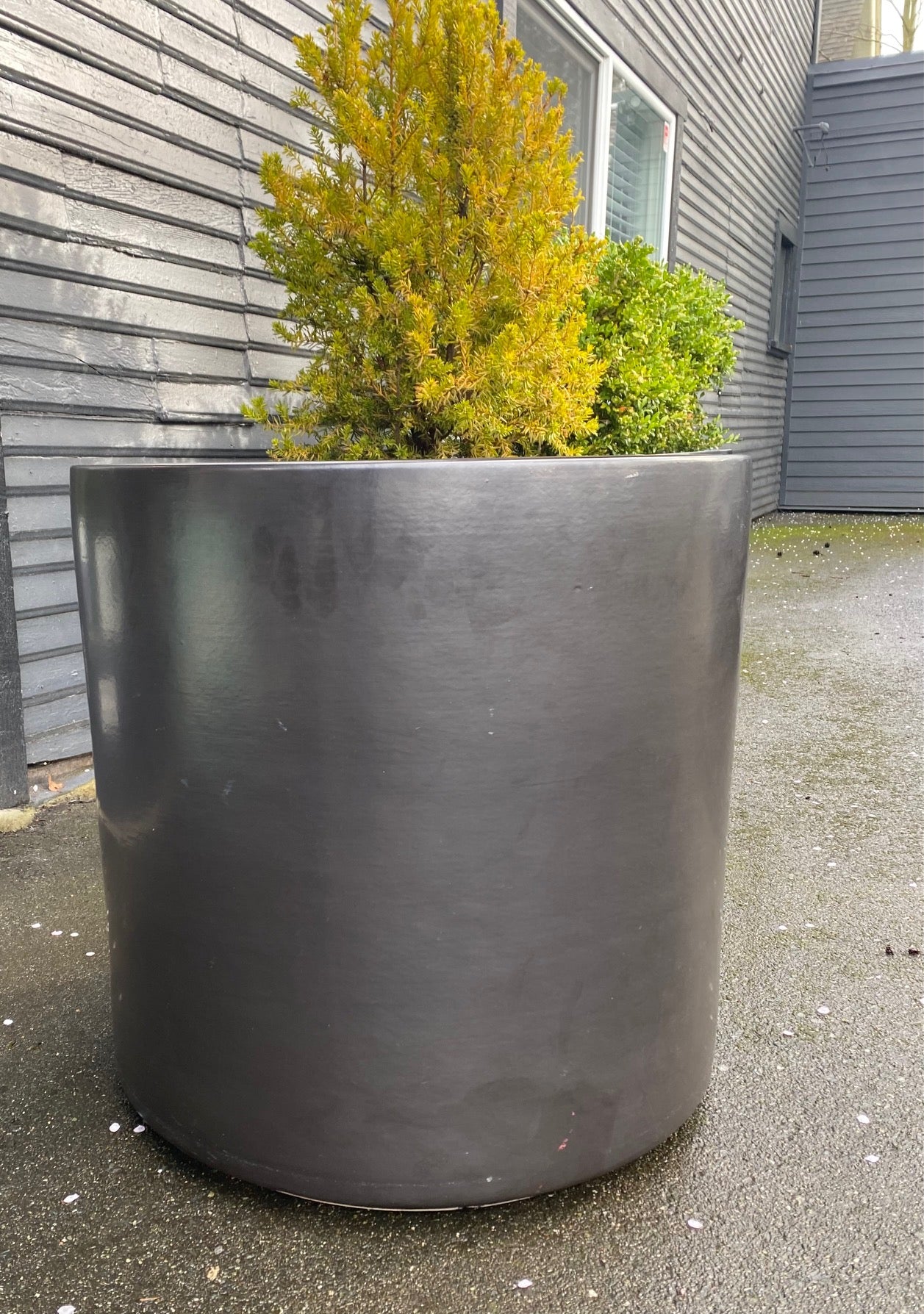 Extral Large Black Matte Gainey Planter