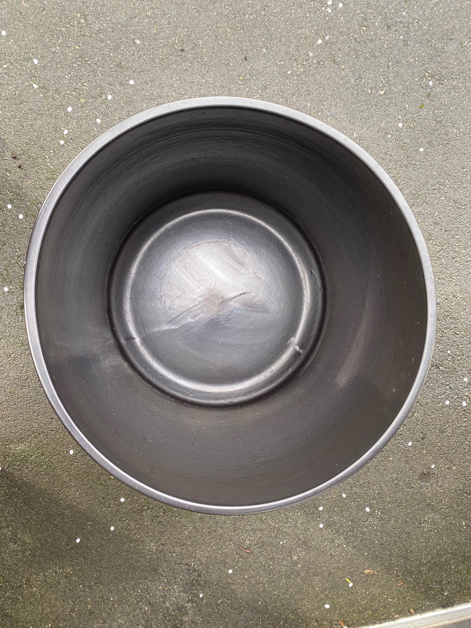 Extral Large Black Matte Gainey Planter