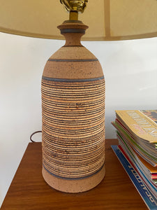 Vintage Terra Cotta Lamp