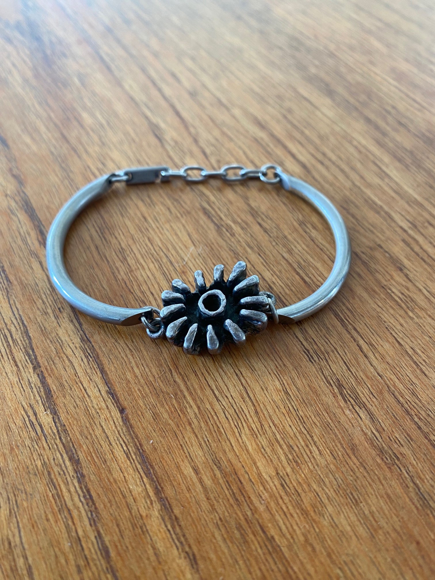 Vintage Guy Vidal Pewter Bracelet