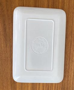 Reverse side of small vintage RCMP Collector's Dish- Cook Street Vintage
